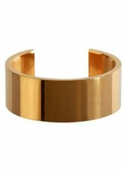 Scherning Cut Cuff Guldbelagt