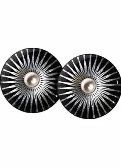 Scherning Splash Orestikker Black/Solvfarvet