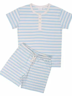 Snork - Vilhelm Summer Pyjamas Sea Stripes