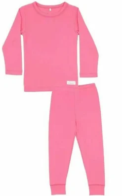 Snork Basic Ls Pyjamas Pretty Pink