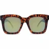 Solbriller Crusheyes Loving Life Tortoise Gold Mirror