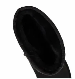 Tall Sheepskin Boots Black