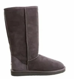 Tall Sheepskin Boots Goudron (Grey)