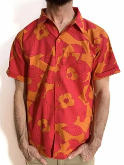 Tikifar Shirt Honey/Dk Fuchsia Bloom Boom