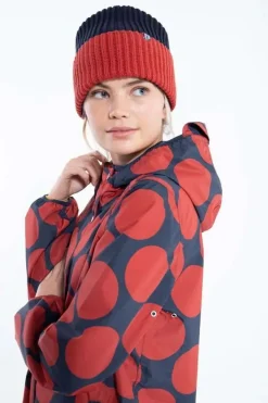 Vera Beanie Dk Navy/Dk Rust