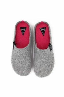 Verbenas York Fieltro Pet Combi Gris/Fucsia