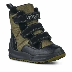 Woden Adrian Boot Kids Dark Olive