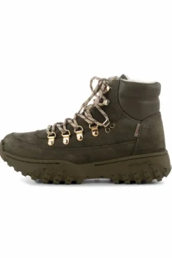 Woden Iris Track Suede Moss