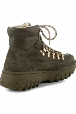 Woden Iris Track Suede Moss