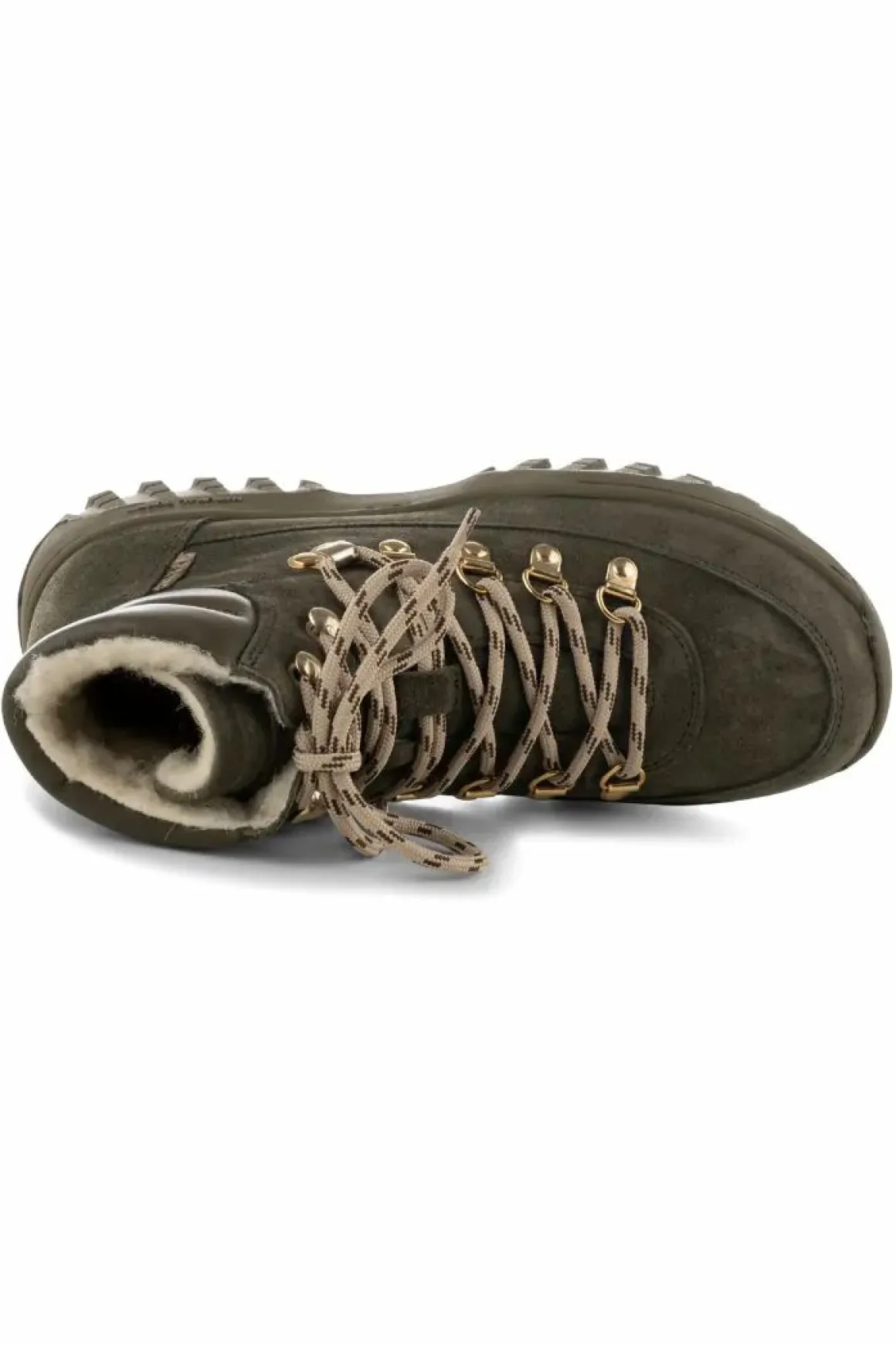 Woden Iris Track Suede Moss