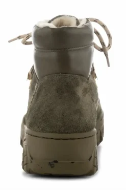 Woden Iris Track Suede Moss
